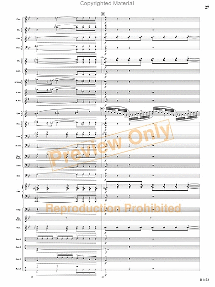 Dakota Fanfare Dakota Fanfare Concert Band scores gallery preview page 26