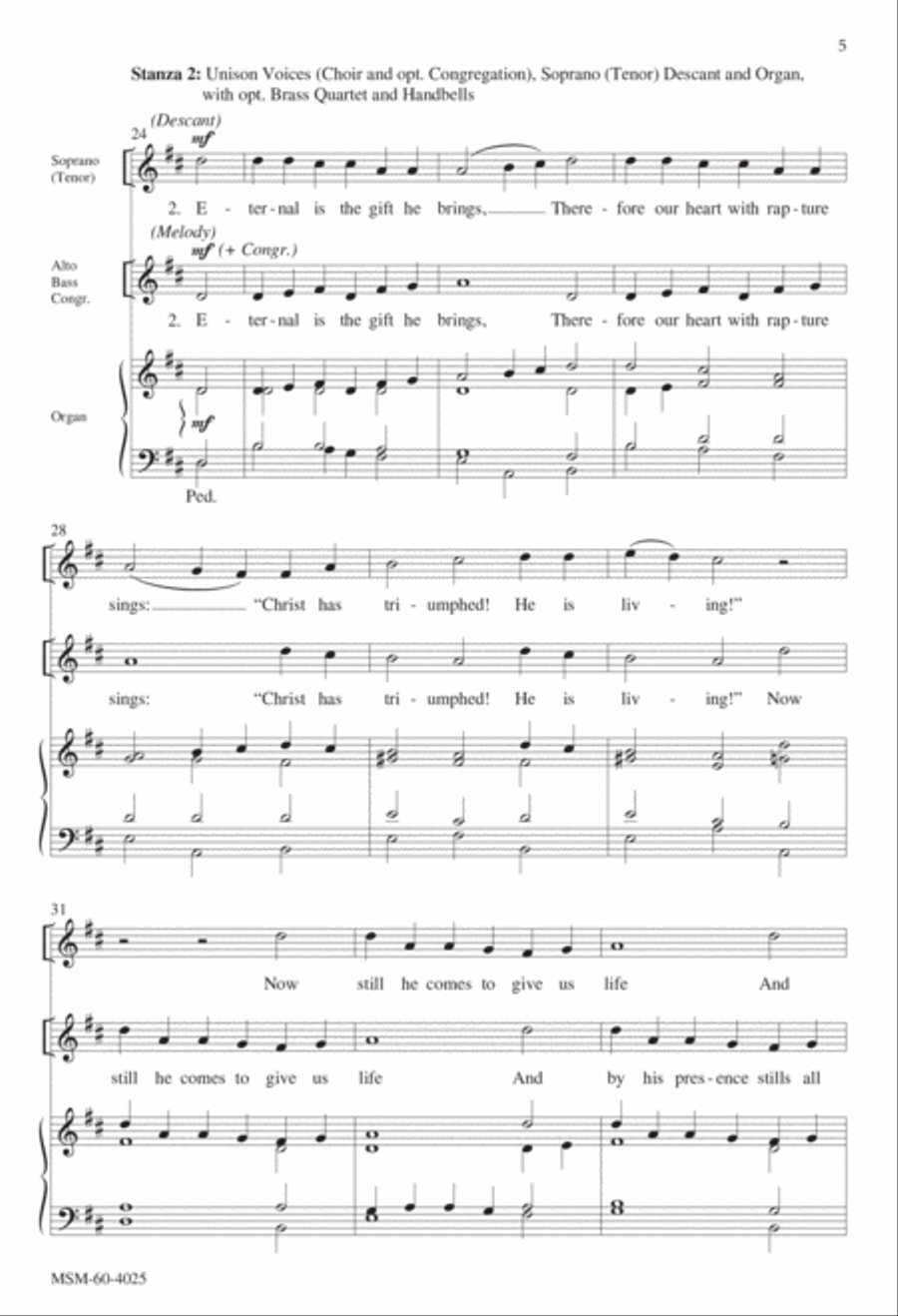 Now All the Vault of Heaven Resounds 3-Part scores gallery preview page 4