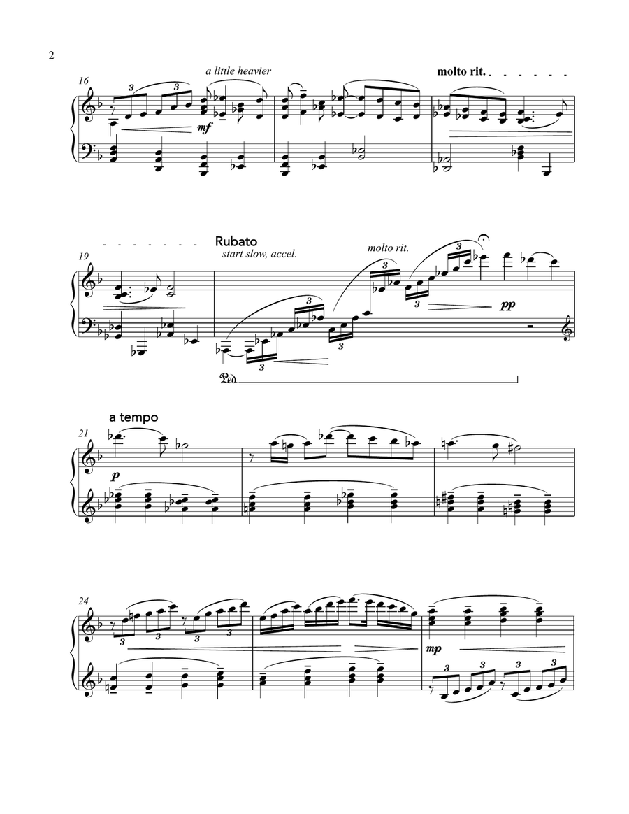 In Loving Memory In Loving Memory Piano Solo scores gallery preview page 2