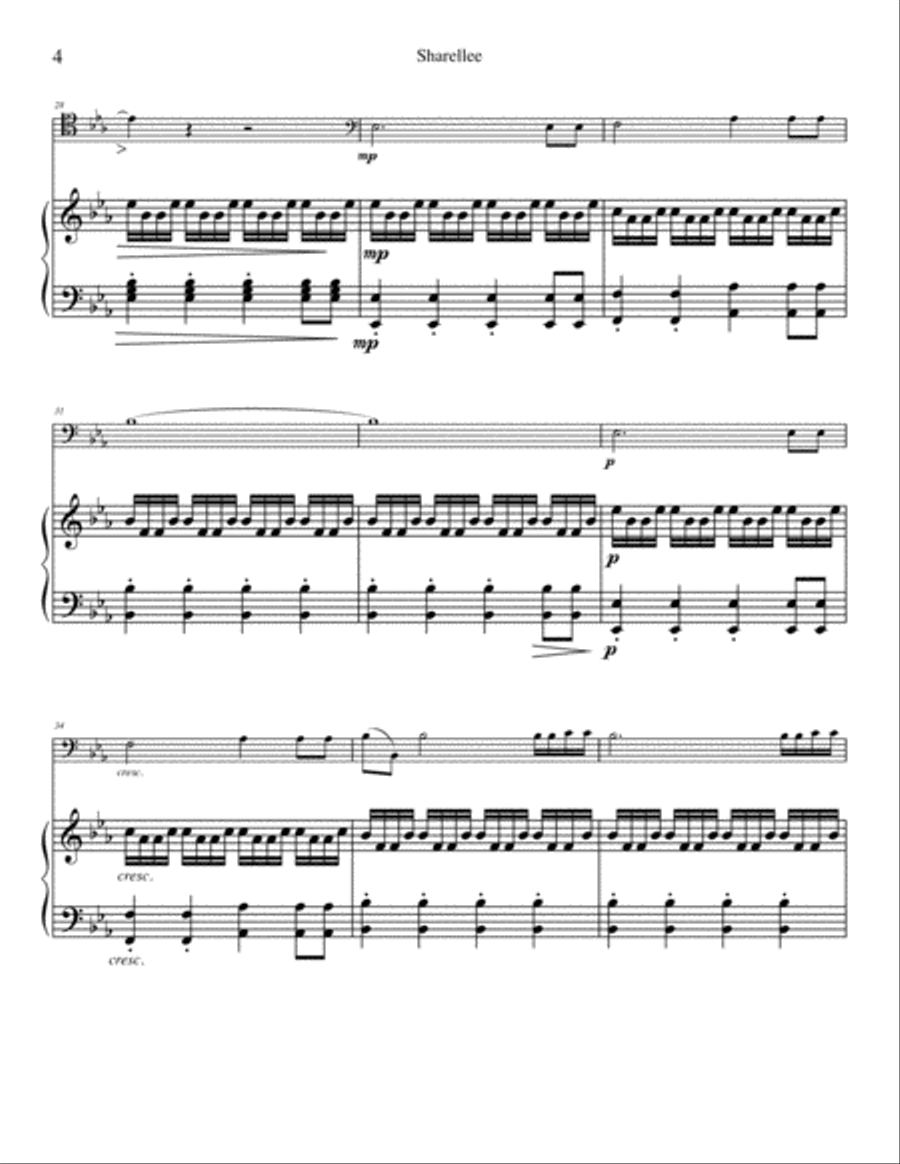 Sharellee Piano scores gallery preview page 5