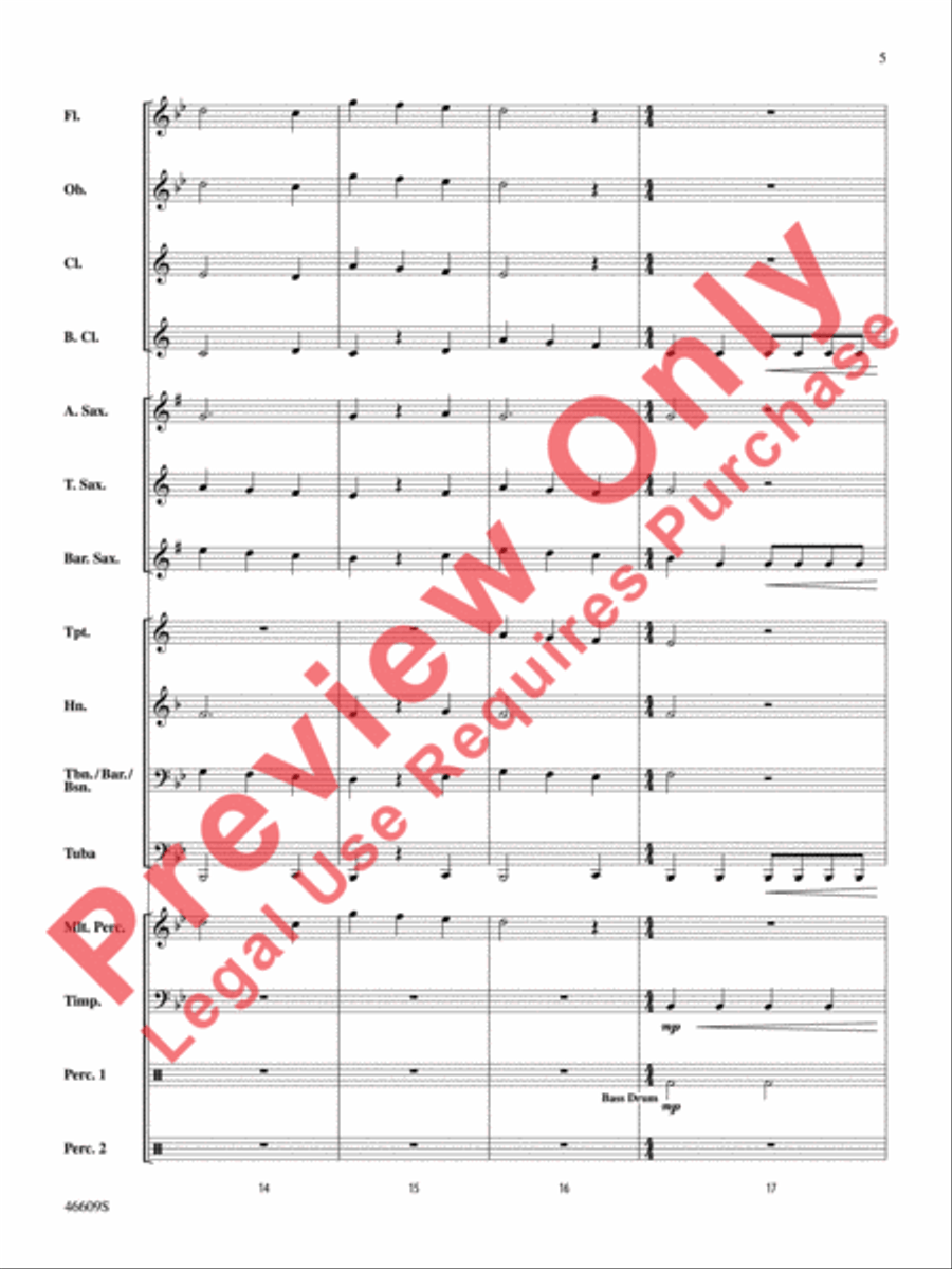 A (Very) Short History of Music Concert Band scores gallery preview page 6