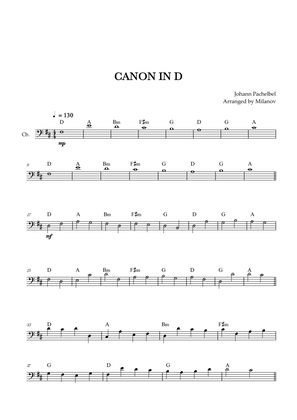 Book cover for Canon in D | Pachelbel | String Bass