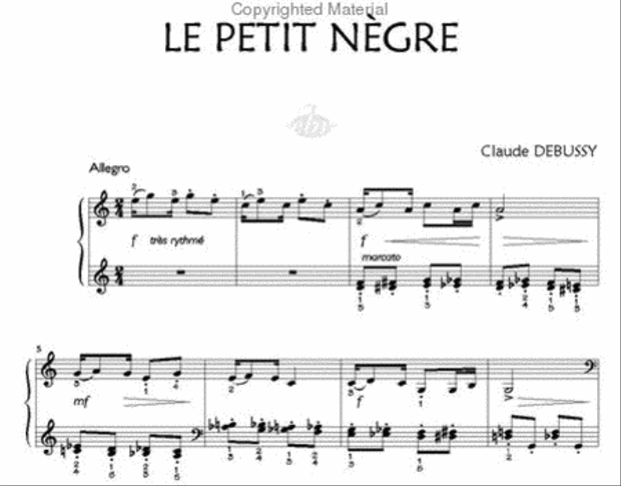 Le petit nègre (Collection Anacrouse) Piano Solo scores gallery preview page 3