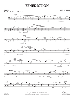 Benediction - Pt.4 - Trombone/Bar. B.C./Bsn.
