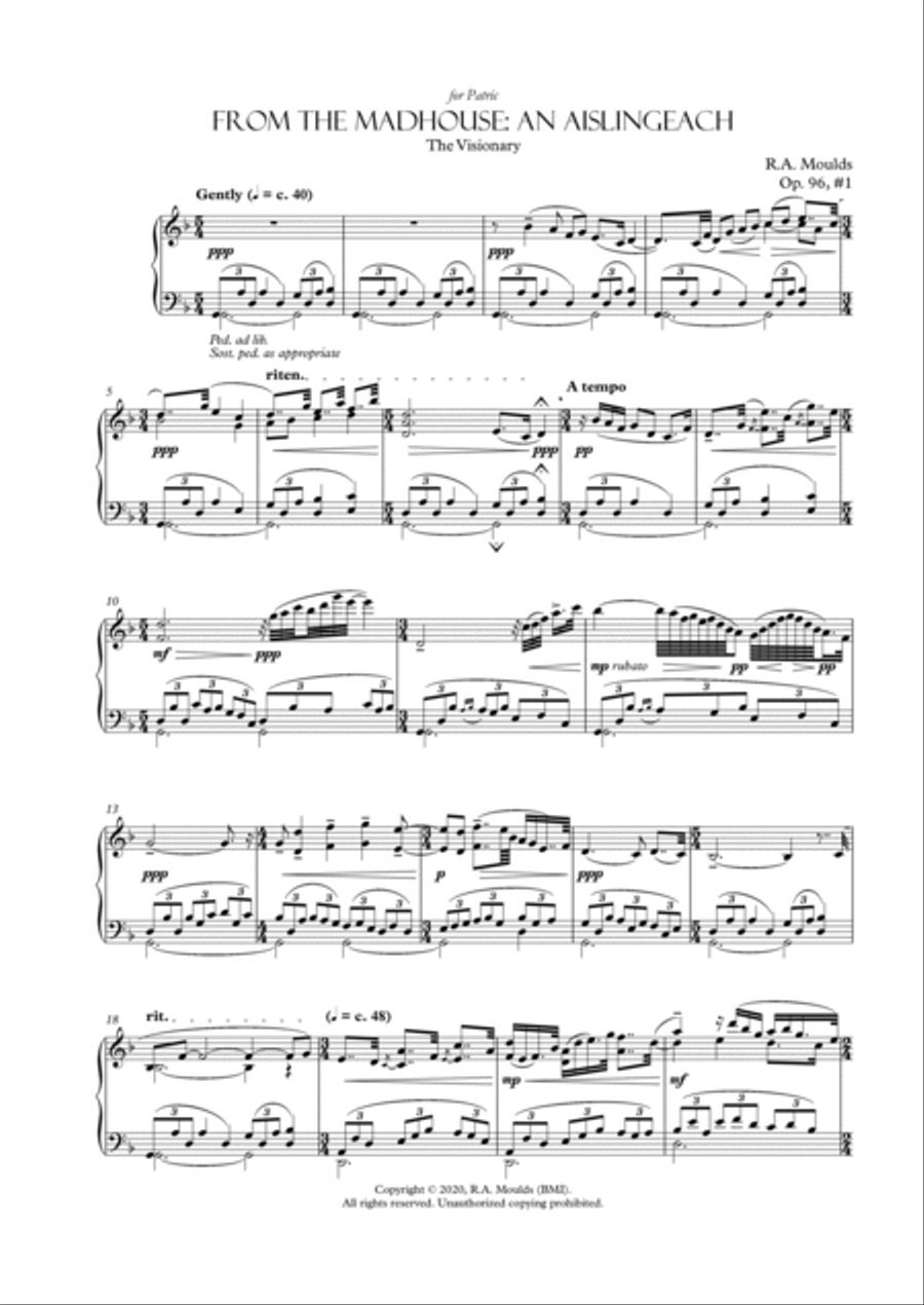 From the Madhouse, Op. 96, 2020 Piano Solo scores gallery preview page 5