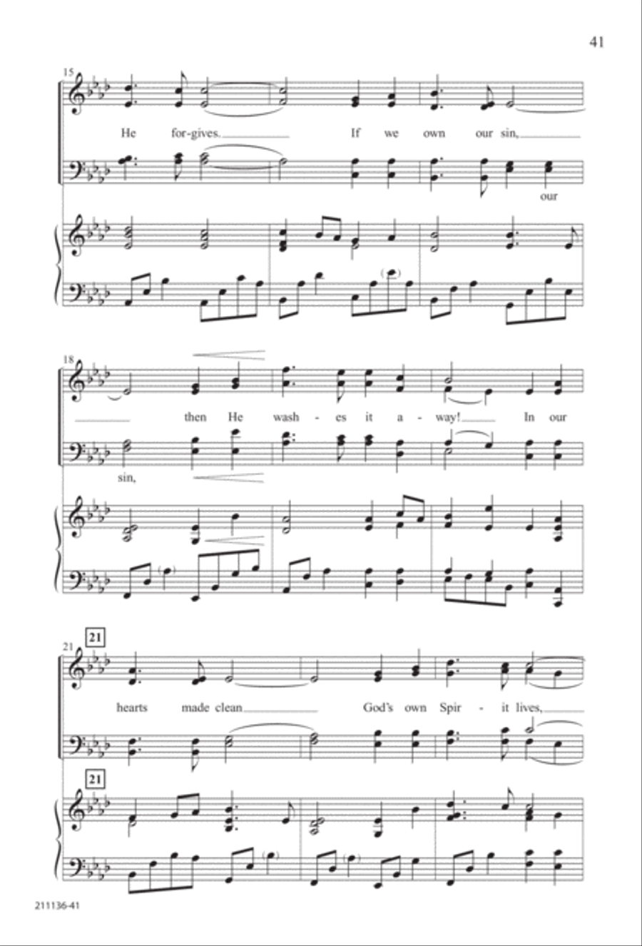 Marching to Zion Marching to Zion 4-Part scores gallery preview page 47