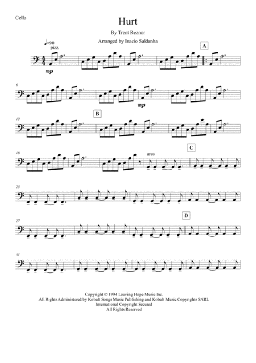 Hurt String Quartet scores gallery preview page 1