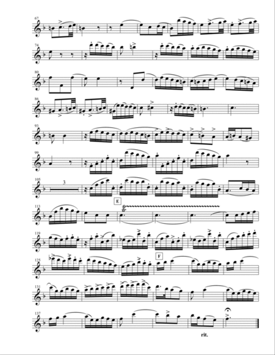 A BACH DUET FOR WOODWINDS Woodwind Quartet scores gallery preview page 5