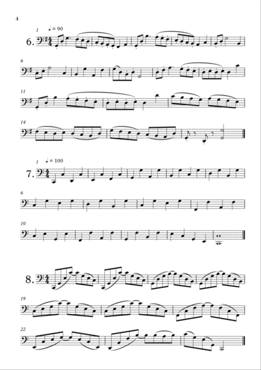 20 Studies for the Violoncello Cello Solo scores gallery preview page 4