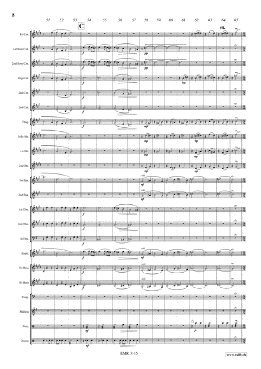 Frere Jacques Brass Band scores gallery preview page 9