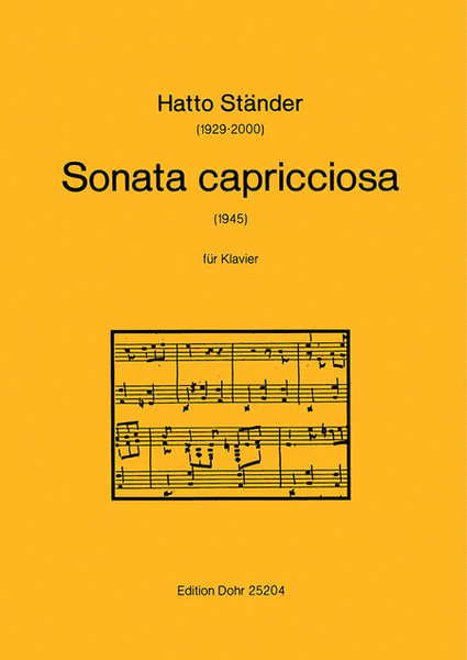 Sonata capricciosa für Klavier (1945)