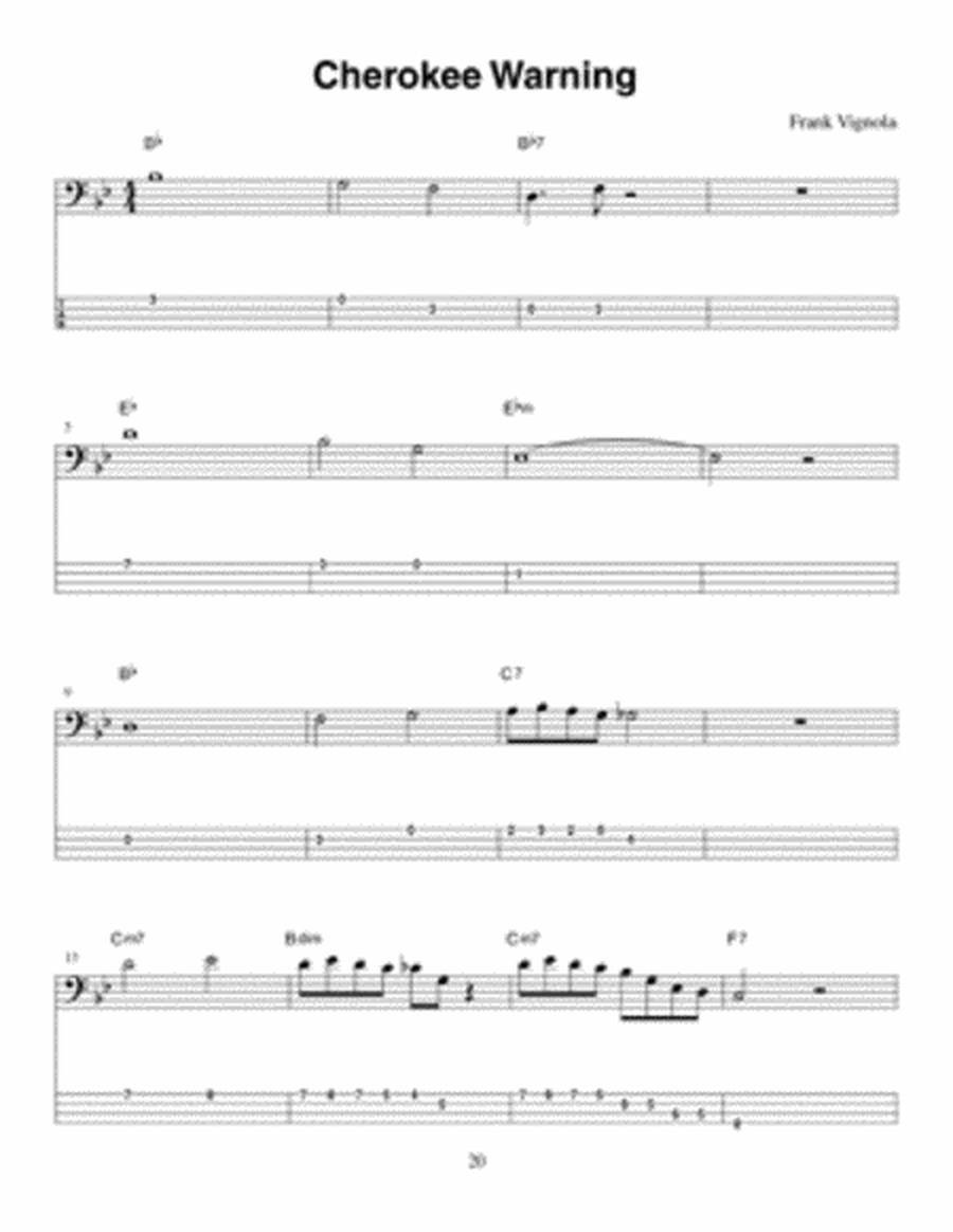 10 Bass Solos for Jazz Standards