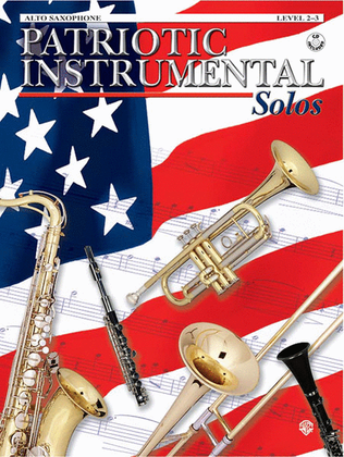 Book cover for Patriotic Instrument Solos Book/CD - Alto Sax
