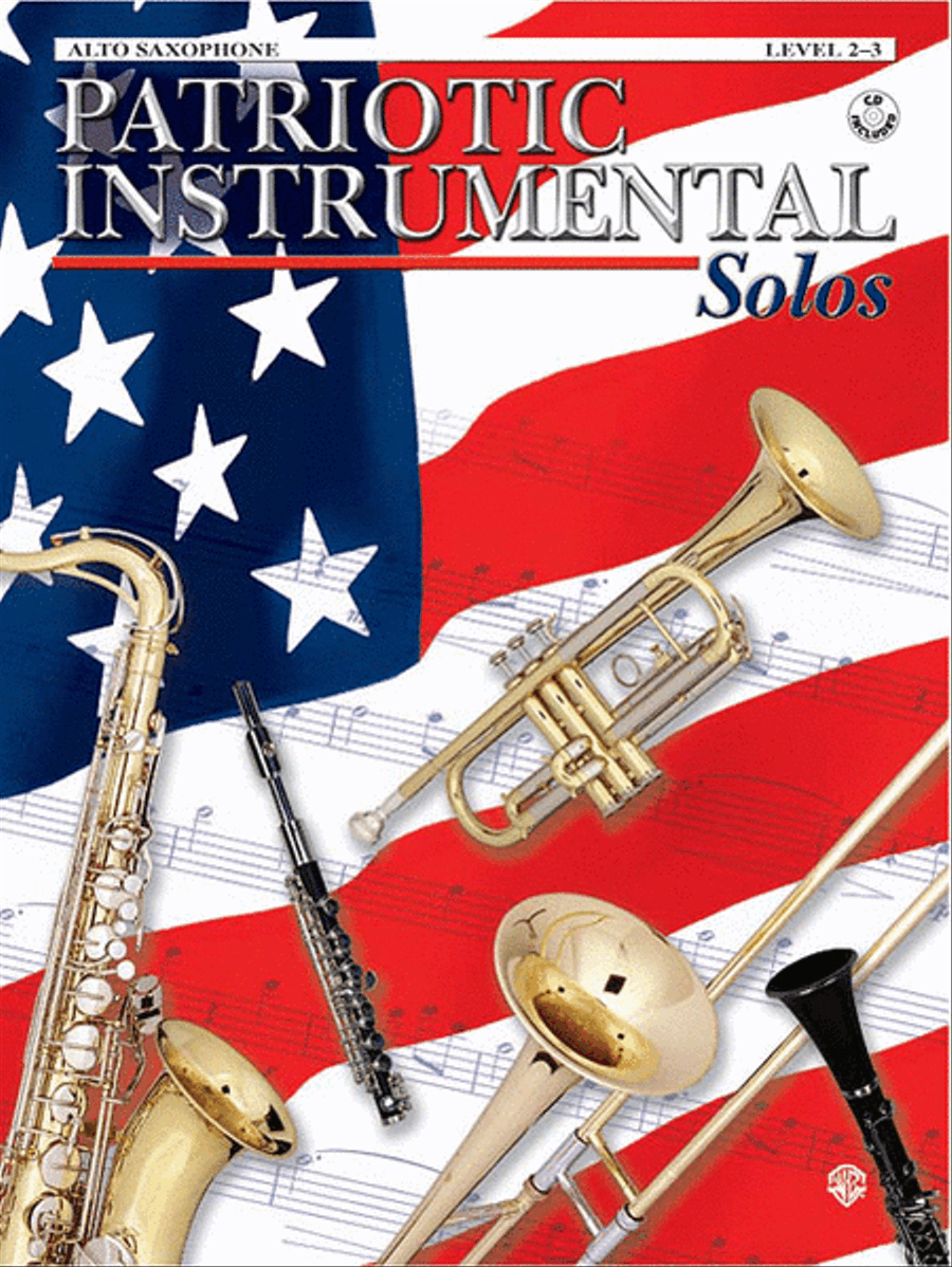 Patriotic Instrument Solos Book/CD - Alto Sax