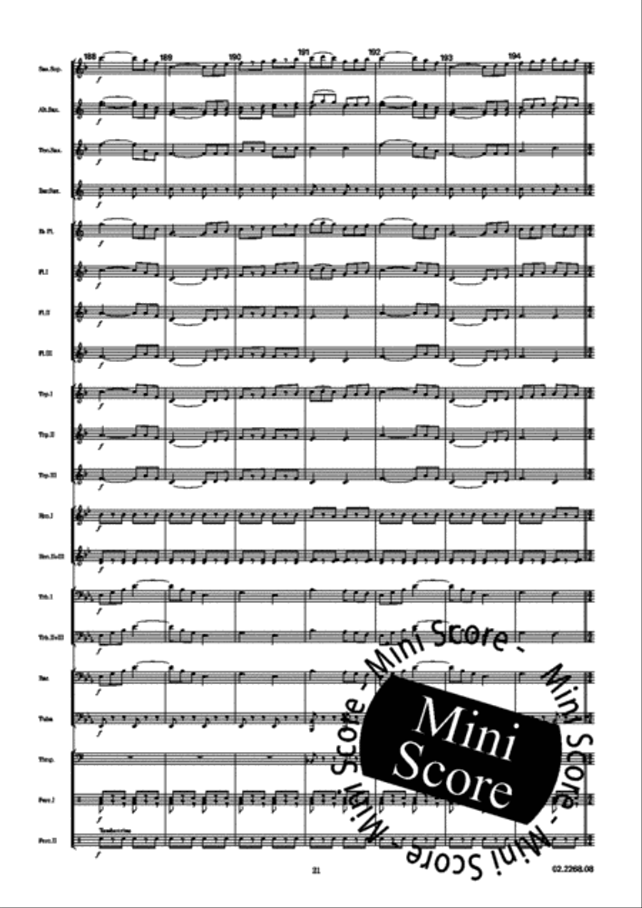 Giselle Giselle Fanfare Band scores gallery preview page 27