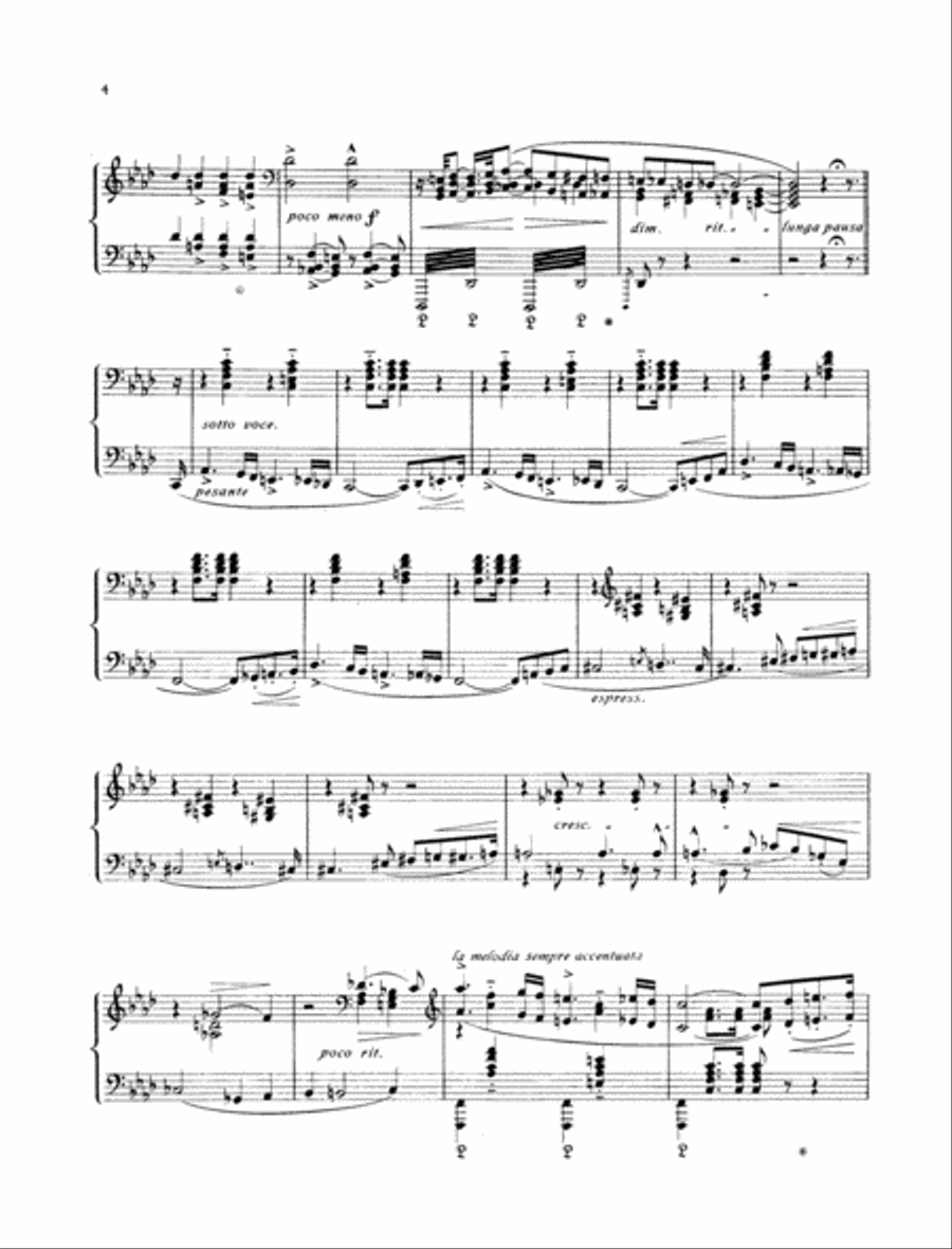 Funérailles Piano Solo scores gallery preview page 3