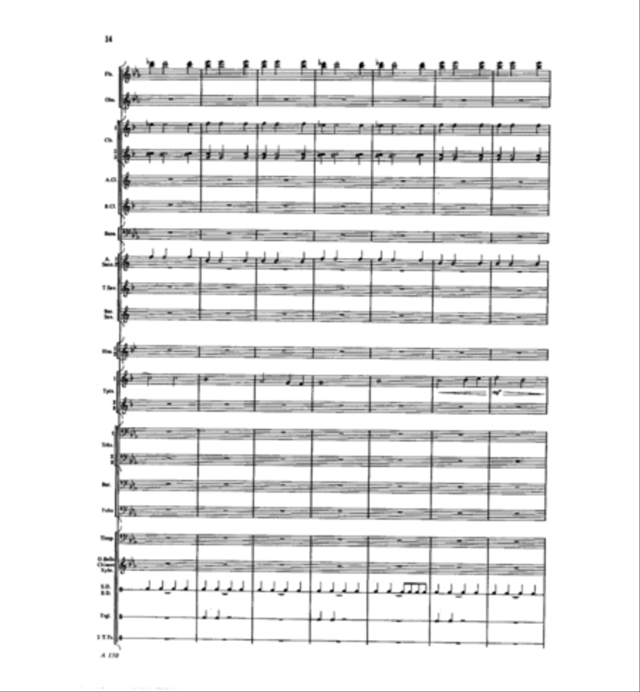 Ritual and Capriccio Concert Band scores gallery preview page 14