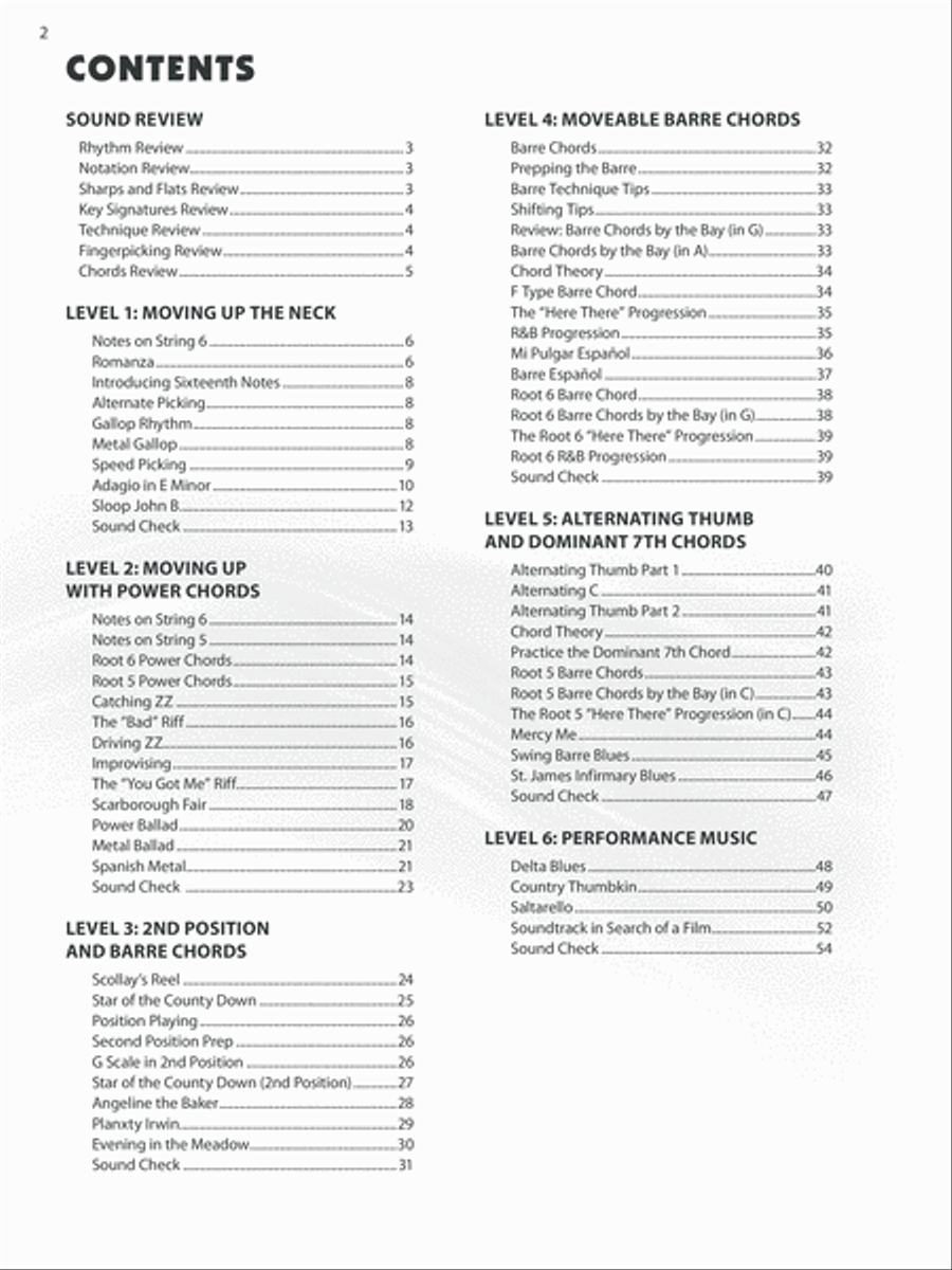 Sound Innovations for Guitar, Book 2 Guitar scores gallery preview page 3