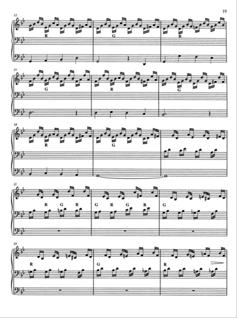 Symphonie I in C Minor Organ scores gallery preview page 4
