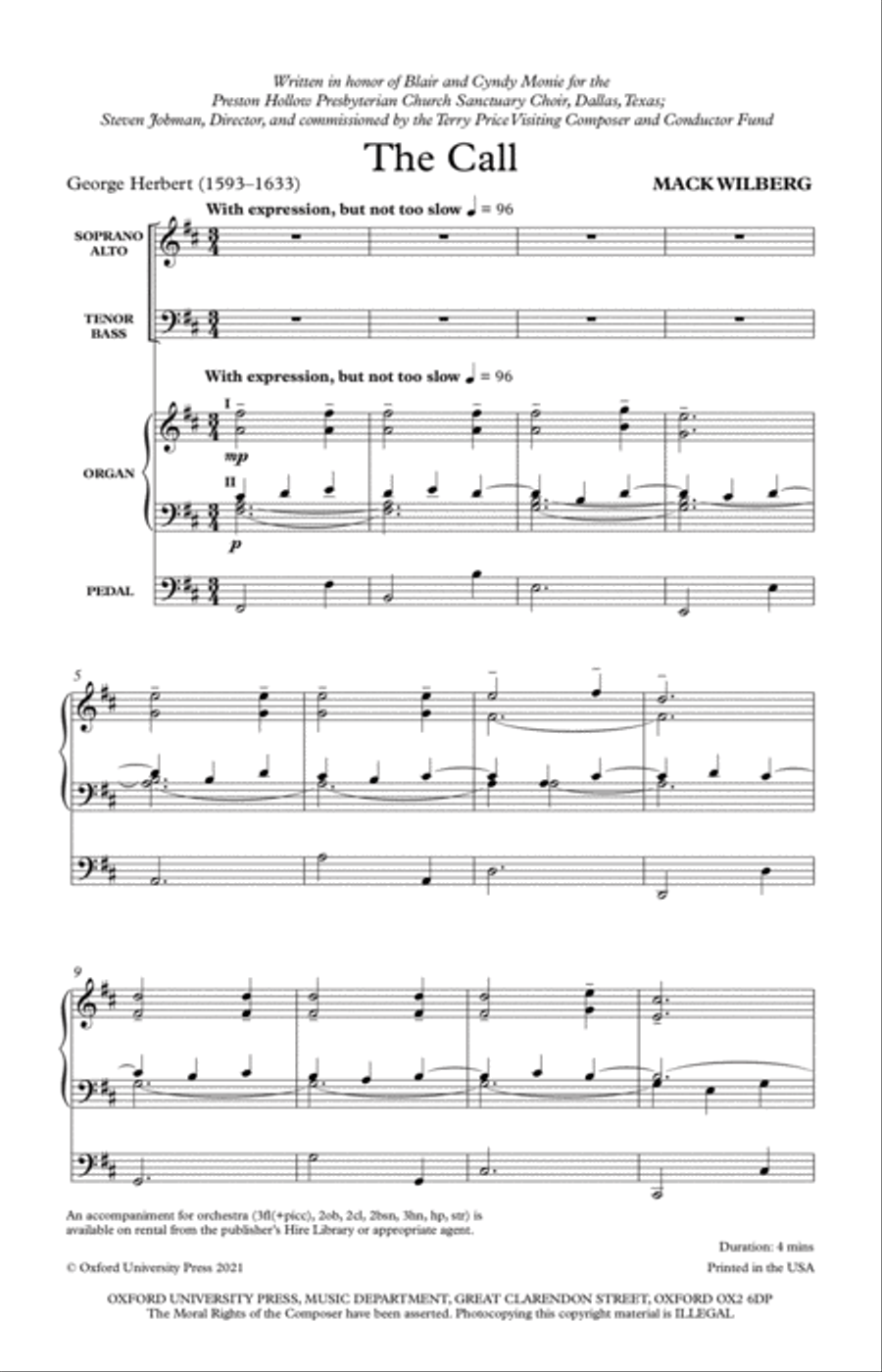 The Call The Call 4-Part scores gallery preview page 2