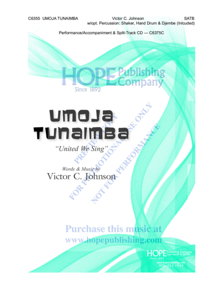 Umoja Tunaimba (United We Sing) image number null