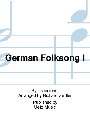 Book cover for German Folksong I