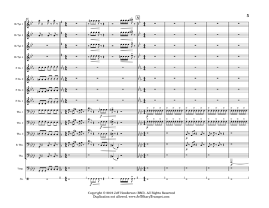 Into the Void Brass Ensemble scores gallery preview page 6
