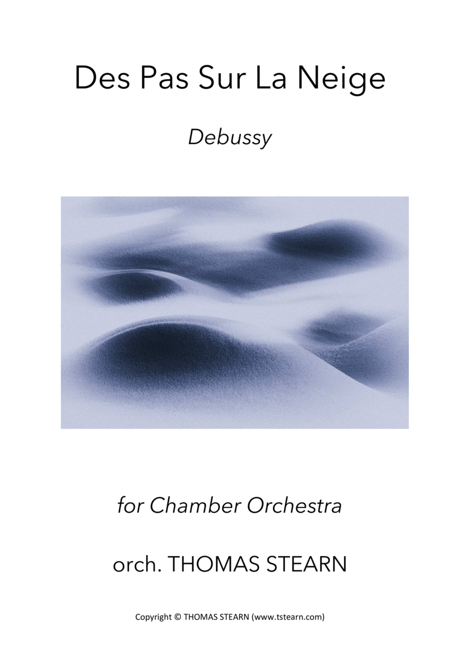 Des Pas Sur La Neige Des Pas Sur La Neige Chamber Orchestra scores gallery preview page 1