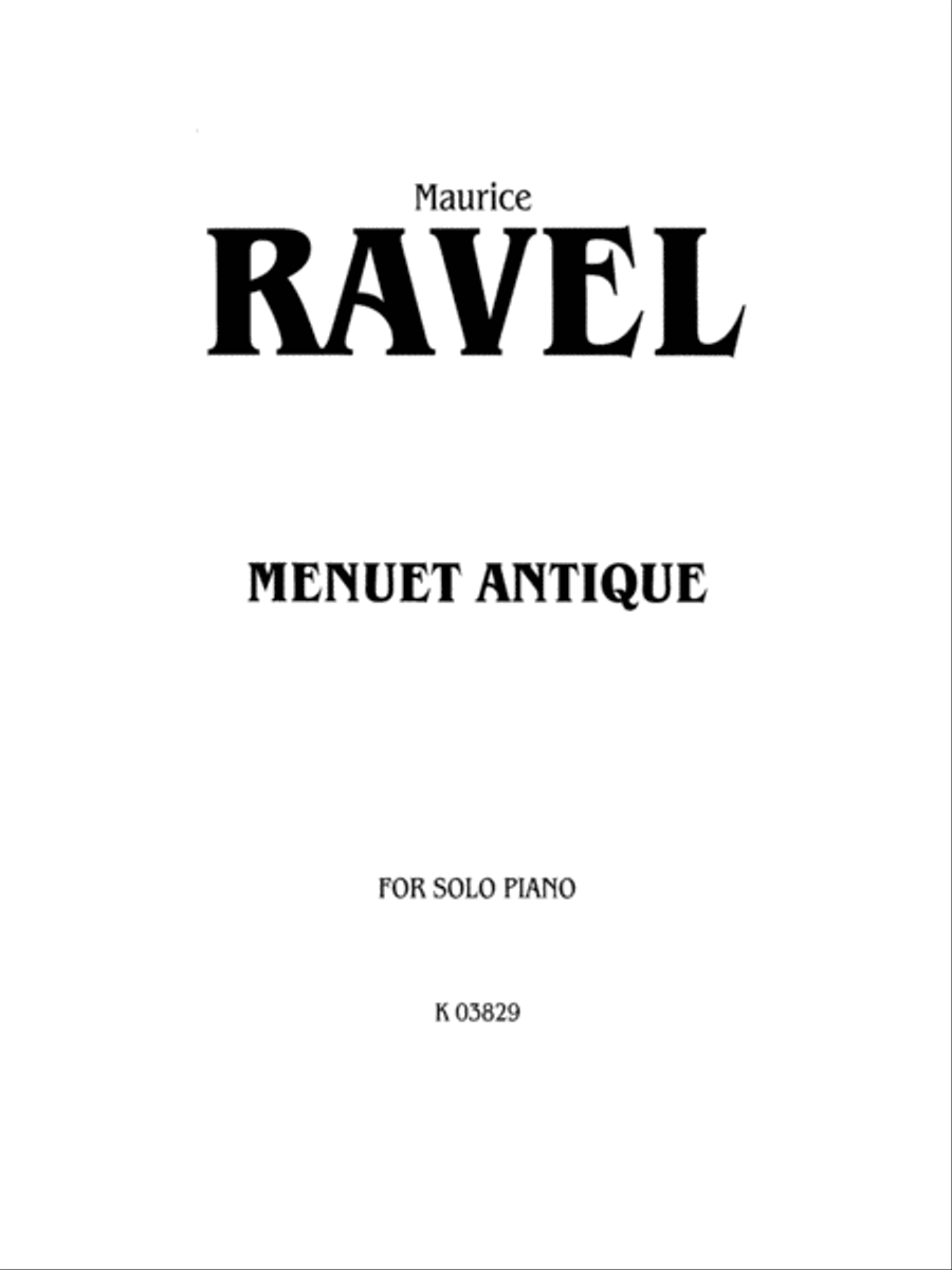 Menuet Antique Small Ensemble scores gallery preview page 2