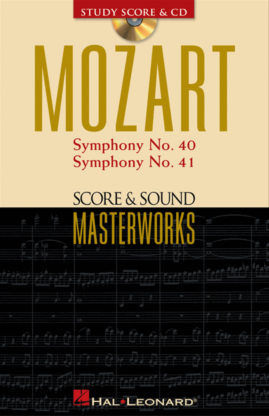 Mozart – Symphony No. 40 in G Minor/Symphony No. 41 in C Major CD scores gallery preview page 1