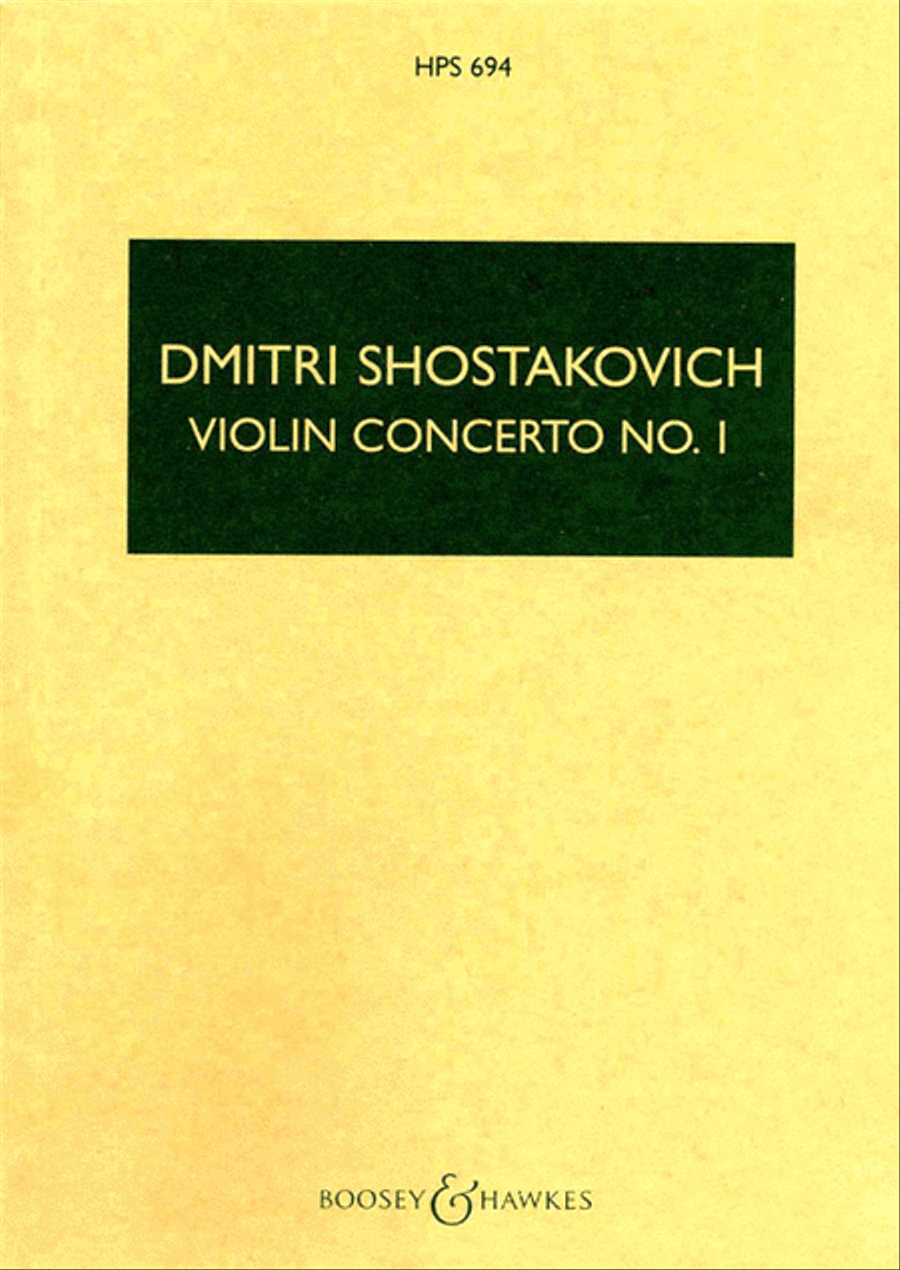 Violin Concerto No. 1, Op. 77, Op. 99 Orchestra scores gallery preview page 1