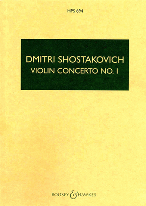 Book cover for Violin Concerto No. 1, Op. 77, Op. 99