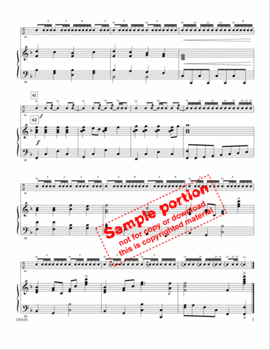 Onward Christian Soldiers Piano Accompaniment scores gallery preview page 3
