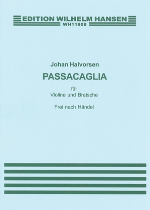 Book cover for G.F. Handel/Johan Halvorsen: Passacaglia In G Minor For Violin And Viola (Score/Parts)