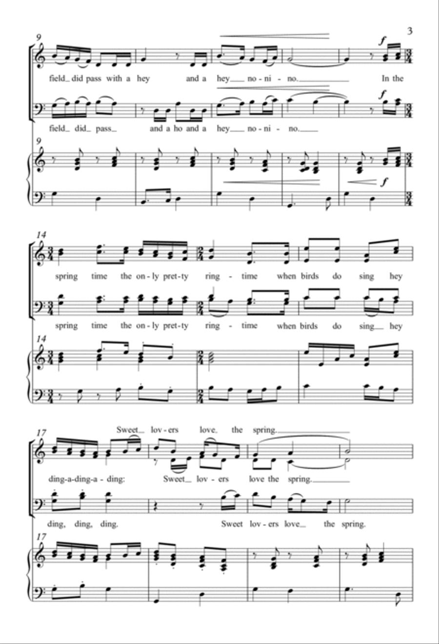 It was a Lover and His Lass 4-Part scores gallery preview page 2