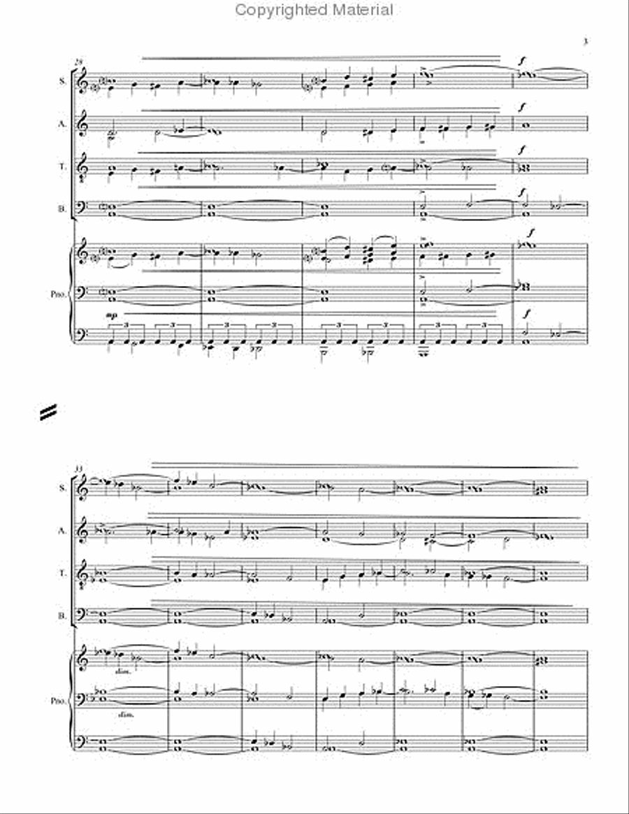 The Blizzard Voices, oratorio 4-Part scores gallery preview page 4