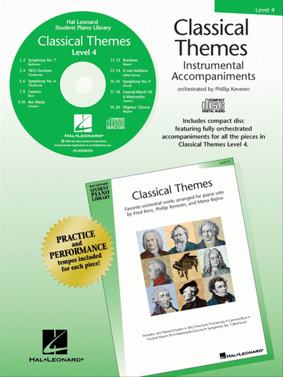 Classical Themes - Level 4 - CD Piano Method scores gallery preview page 1