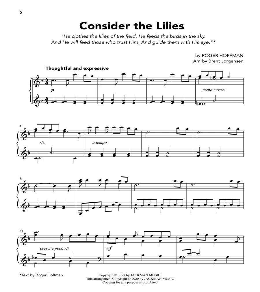 Latter-day Saint Piano Solos Vol. 1 Latter-day Saint Piano Solos Vol. 1 Piano Solo scores gallery preview page 2