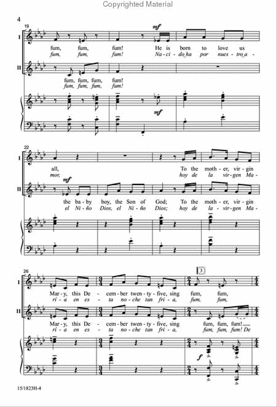 A Garland of Carols 2-Part scores gallery preview page 4