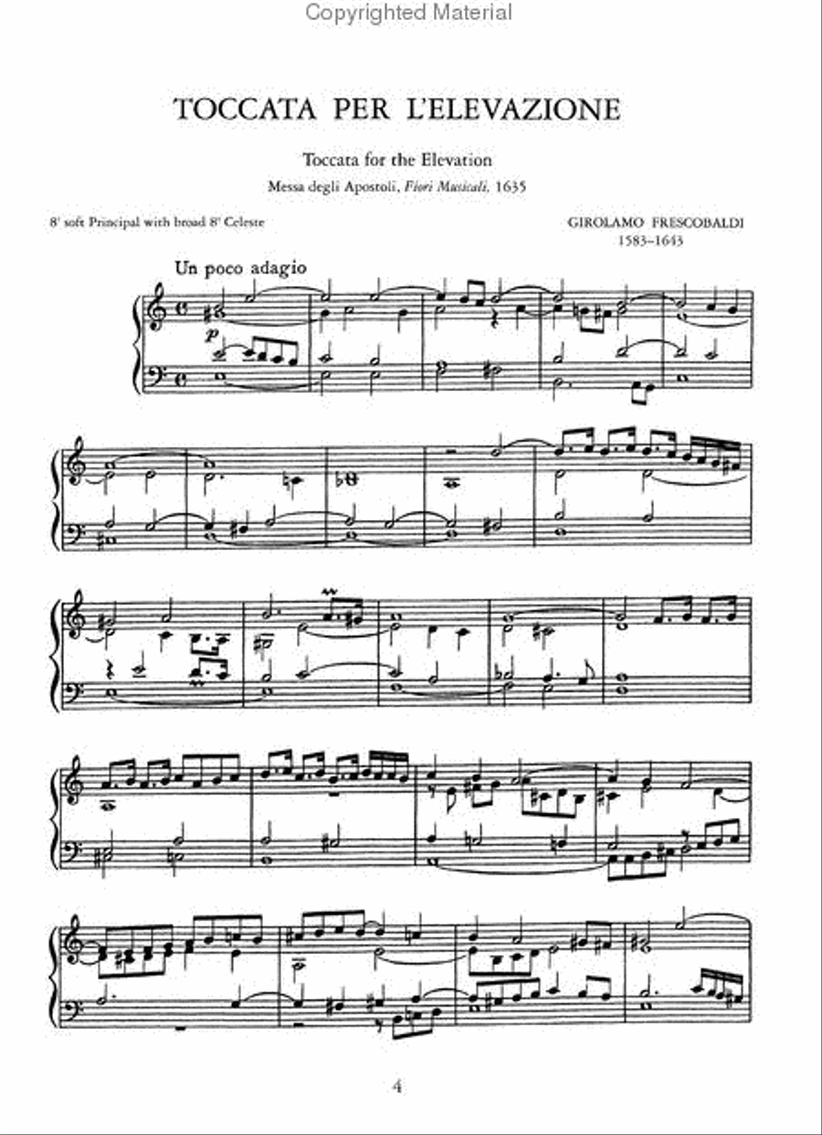 A Treasury of Organ Music for Manuals Only -- 46 Works by Bach, Mozart, Franck, Saint-Saëns and Others Organ scores gallery preview page 3