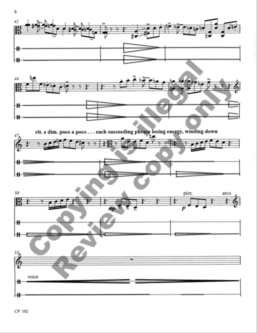 Invention for Viola & Tape Viola Solo scores gallery preview page 12