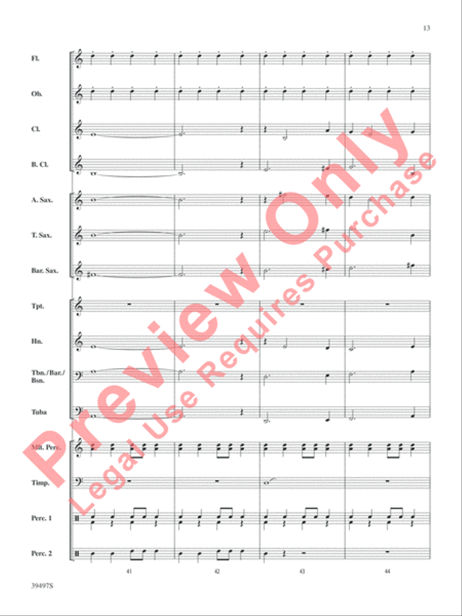 The Maya Kingdom The Maya Kingdom Concert Band scores gallery preview page 14