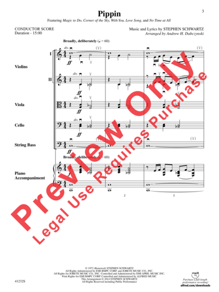 Pippin String Orchestra scores gallery preview page 4