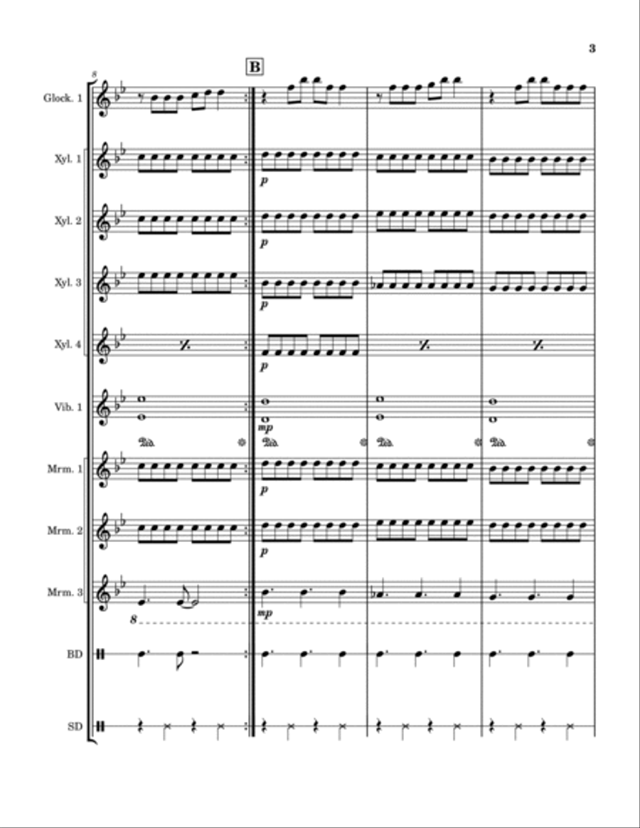 Firework Firework Glockenspiel scores gallery preview page 3