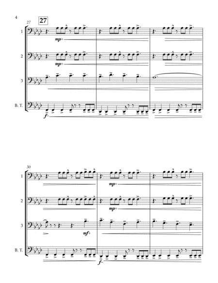 O Come, O Come Emmanuel - Trombone Quartet image number null