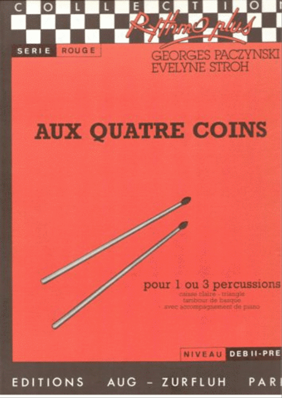 Aux 4 coins Percussion scores gallery preview page 1