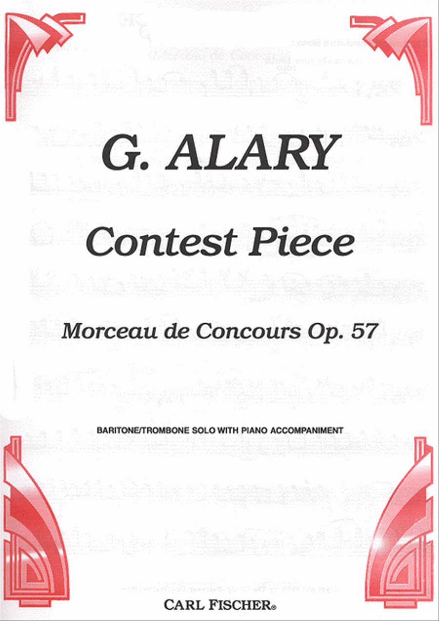 Contest Piece Piano scores gallery preview page 1