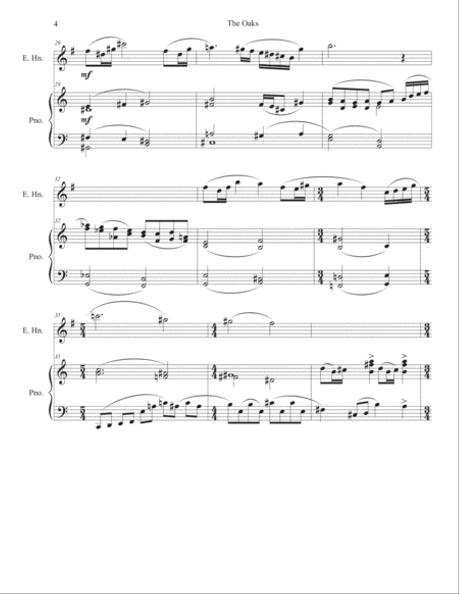 The Oaks English Horn scores gallery preview page 5