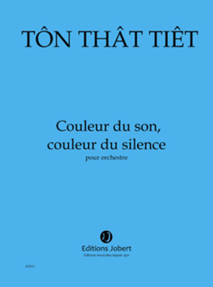Book cover for Couleur du son, couleur du silence