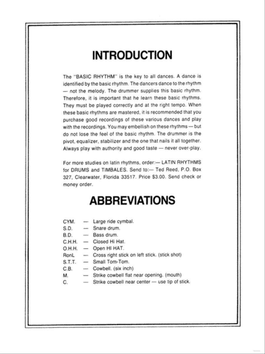 Basic Rhythms for the Club-Date Drummer Drum Set scores gallery preview page 2